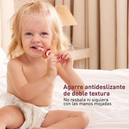 Cepillo Dental de Silicona para Bebé - Momcozy