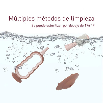 Cepillo Dental de Silicona para Bebé - Momcozy
