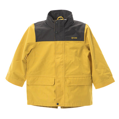 Chaqueta Impermeable para niños y niñas Amarillo