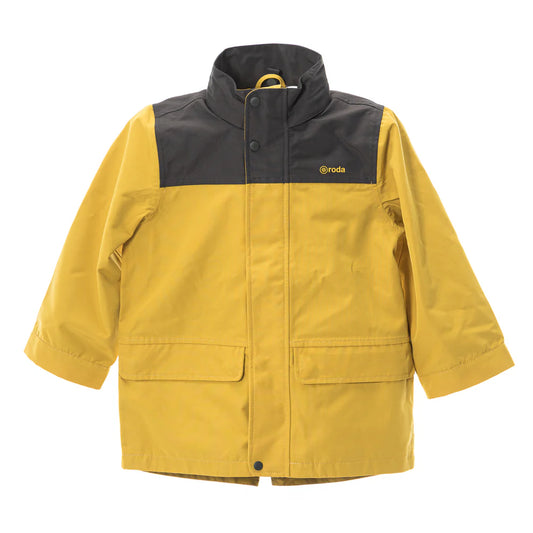 Chaqueta Impermeable para niños y niñas Amarillo