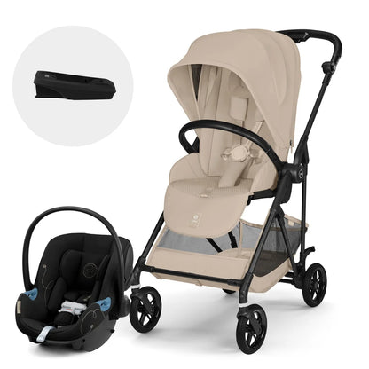 Coche Travel System Melio Carbon + Aton G + Base G - Cybex