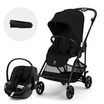 Coche Travel System Melio Carbon + Aton G + Base G - Cybex