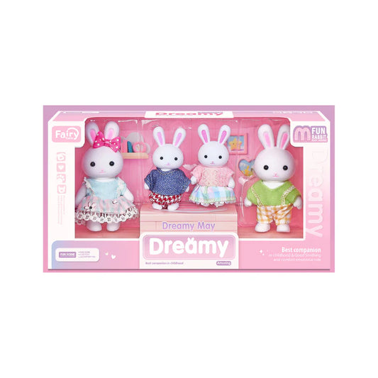 Set 4 Figuras Conejos - Dreamy