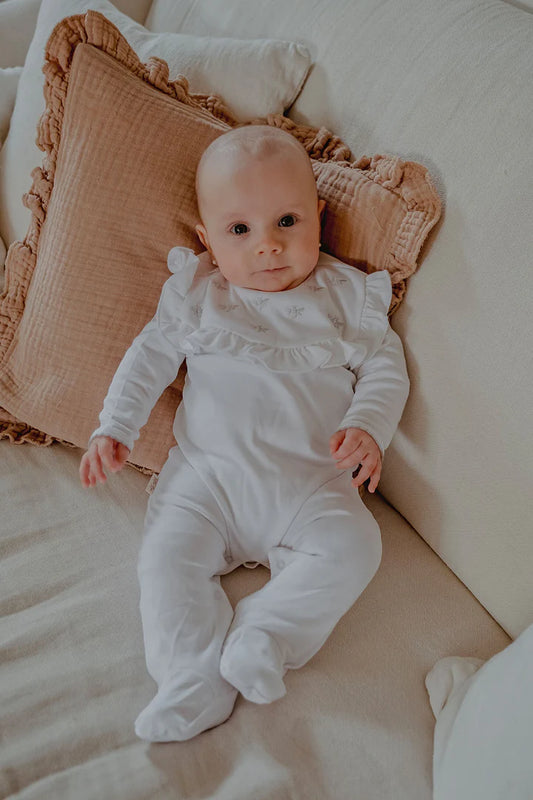 Pijama Baby Niña White Bee