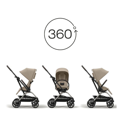 Coche Compacto Eezy S Twist+ OPH Cybex - TPE Stormy Blue