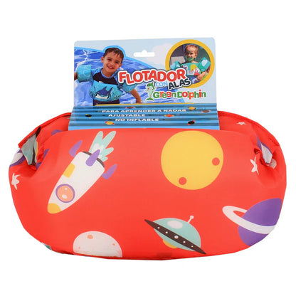 Flotador con Alitas Espacio Rojo - Green Dolphin