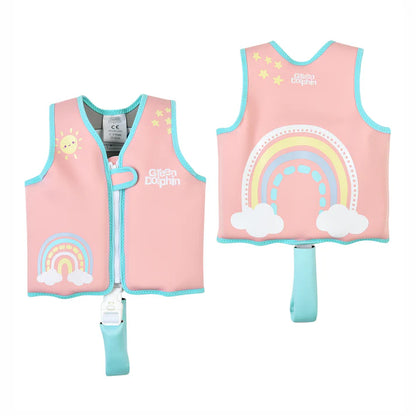 Chaleco Flotador Infantil Arcoíris Palorosa 19 a 30 kg - Green Dolphin