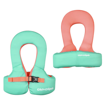 Chaleco Flotador Infantil Green Lock Verde Agua 19 a 30 kg - Green Dolphin