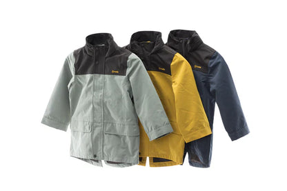 Chaqueta Impermeable para niños y niñas Amarillo