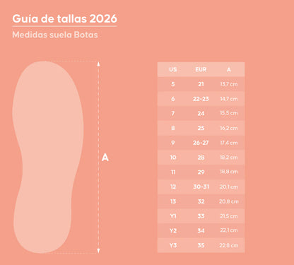 Botas de agua para niños y niñas Roda Rosa