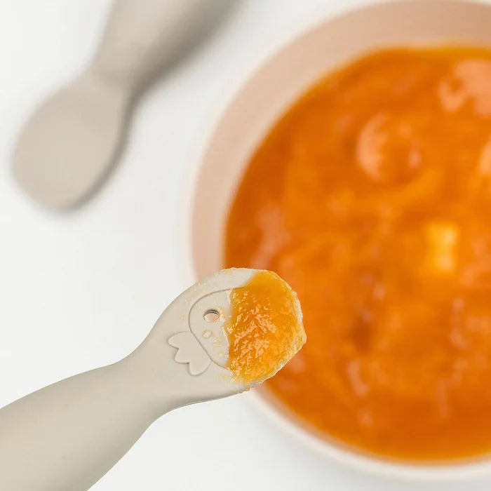 Juego de cucharas de aprendizaje Tiny Farm rosa