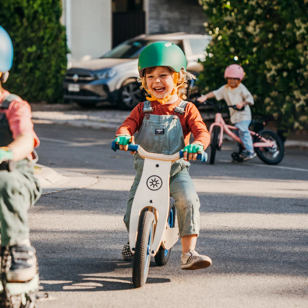 BICICLETA DE MADERA PARA NIÑOS Y NIÑAS RODA START