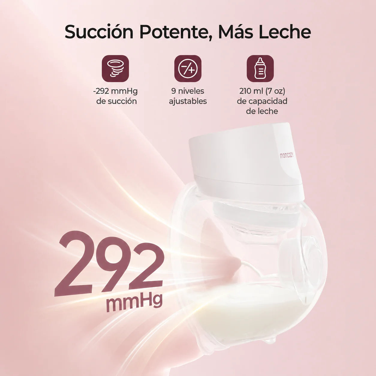 Extractor de leche materna manos libres S12 Pro Doble Momcozy
