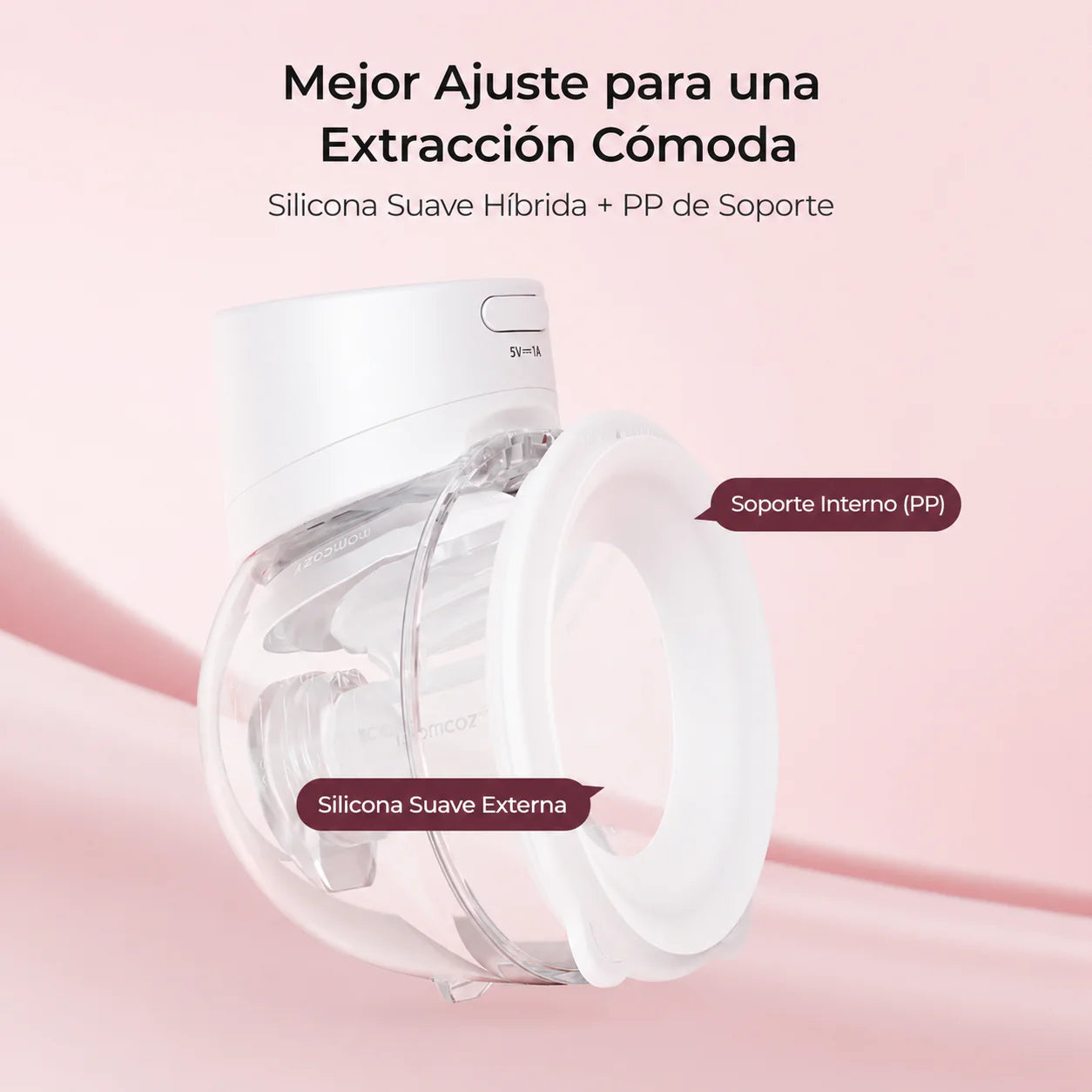 Extractor de leche materna manos libres S12 Pro Doble Momcozy