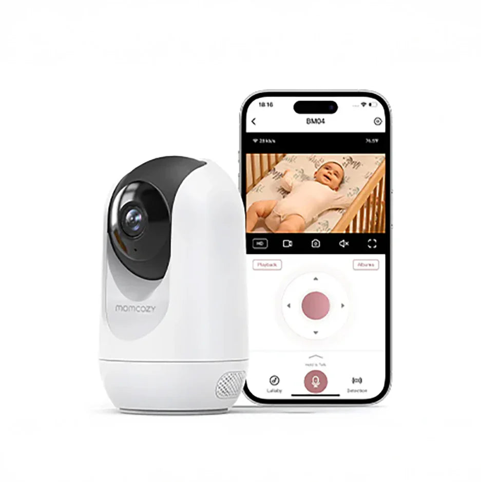 Monitor de Bebe Full HD Wi-Fi 5" MomCozy