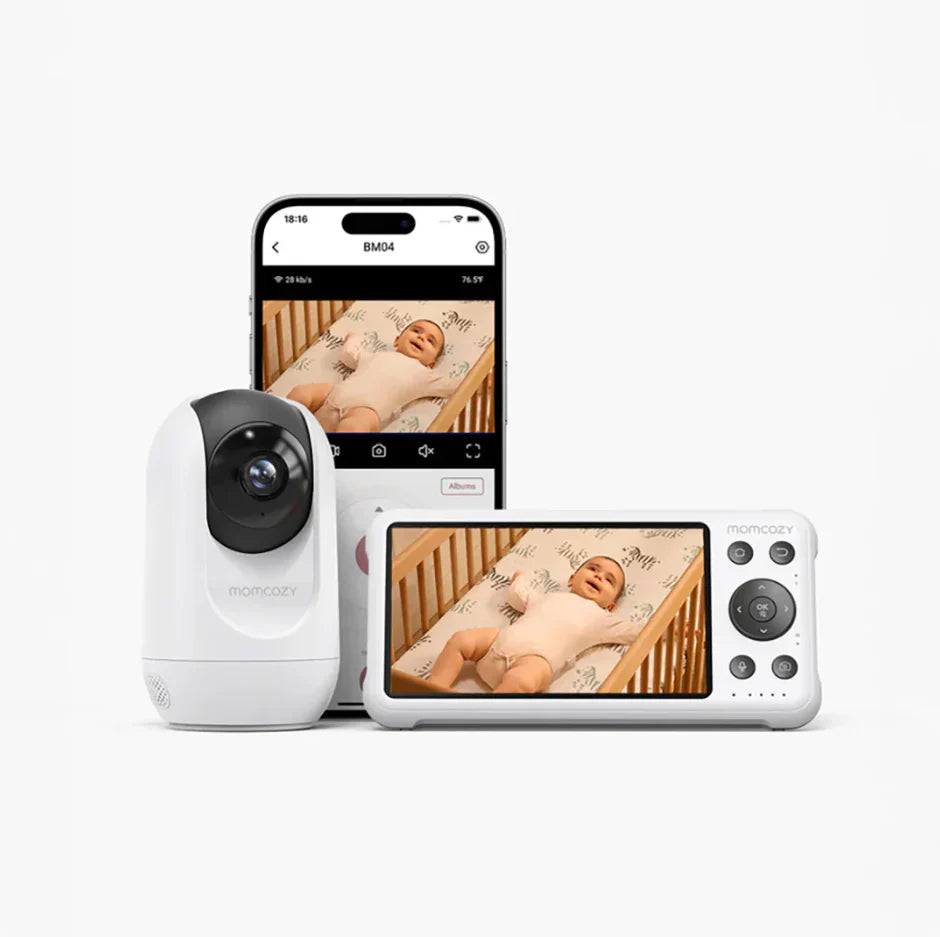 Monitor de Bebe Full HD Wi-Fi 5" MomCozy