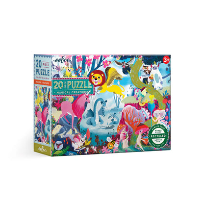 Puzzle 20 piezas Criaturas Mágicas - Eeboo