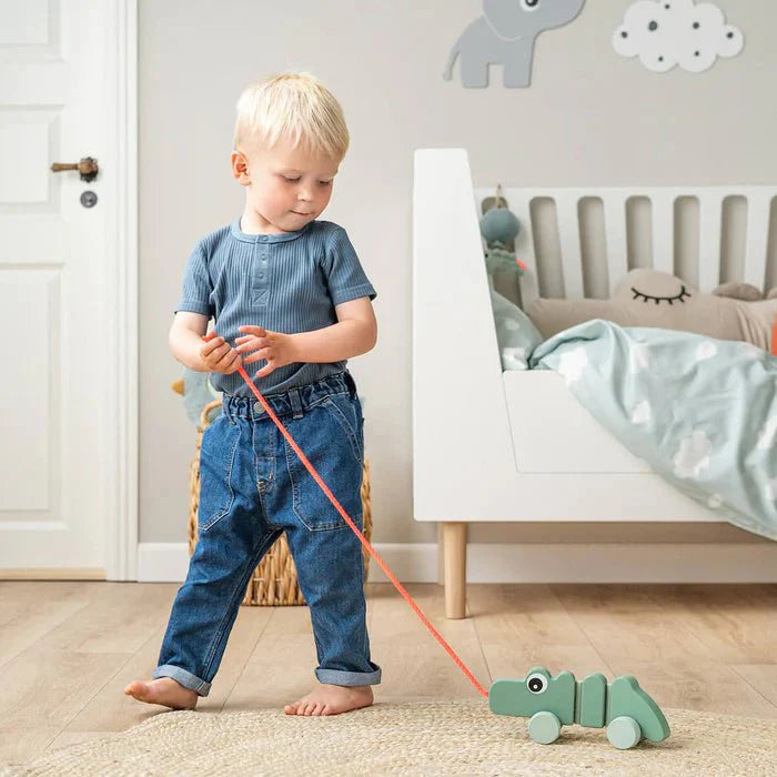 Juguete para tirar Croco Verde