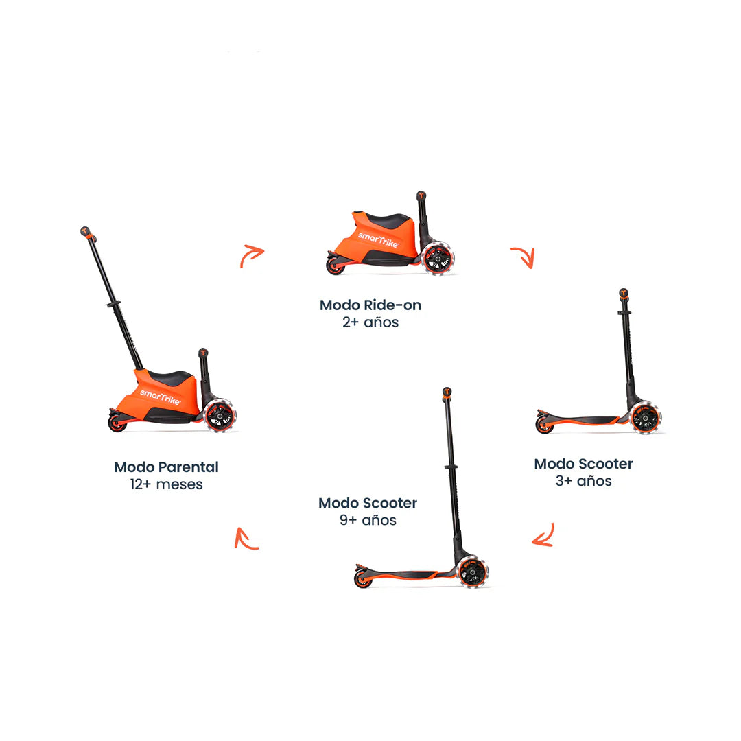 Xtend Ride-on 3 en 1 (1-12 años) Orange - Samrtrike