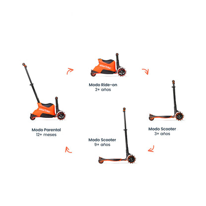 Xtend Ride-on 3 en 1 (1-12 años) Orange - Samrtrike