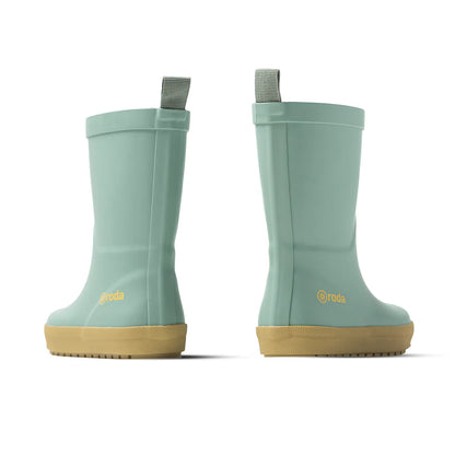 Botas de agua para niños y niñas Roda Verde