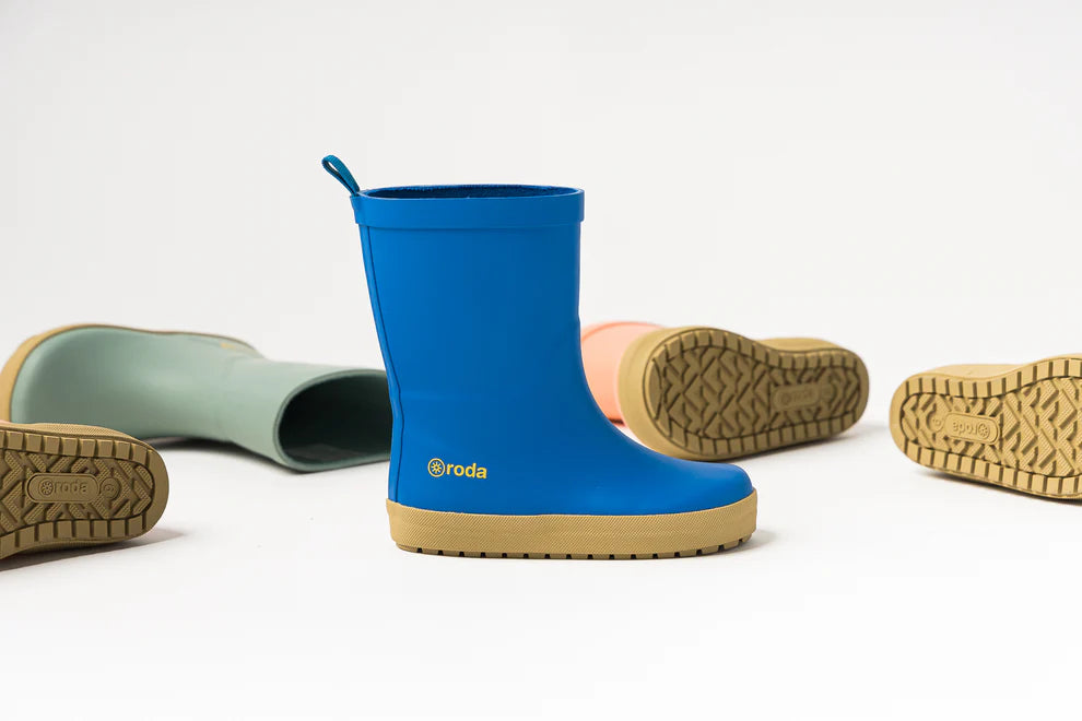 Botas de agua para niños y niñas Roda Verde