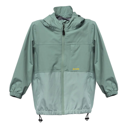 CHAQUETA IMPERMEABLE PARA NIÑOS Y NIÑAS VERDE