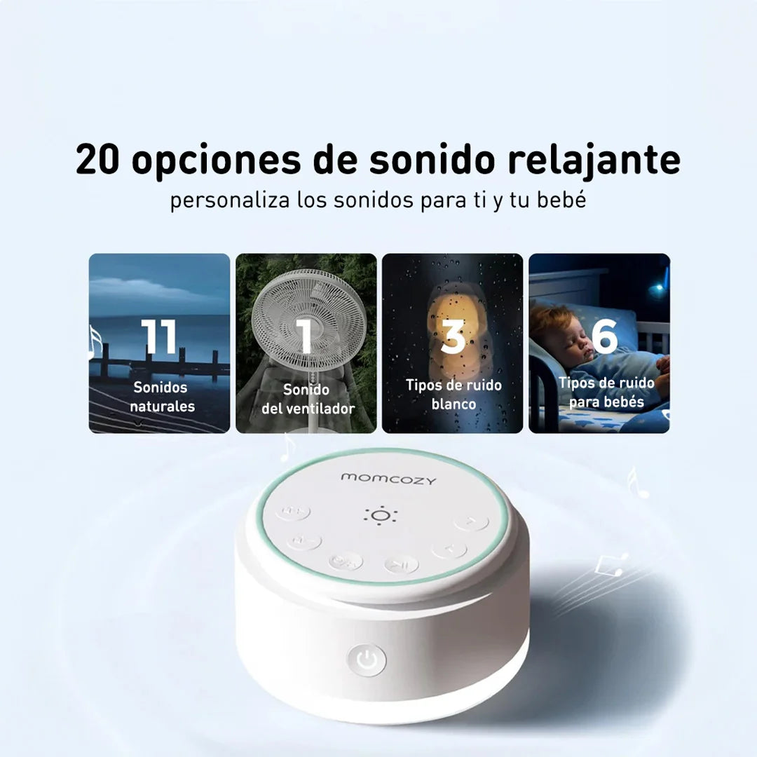 Maquina de Ruido blanco Portátil - Momcozy