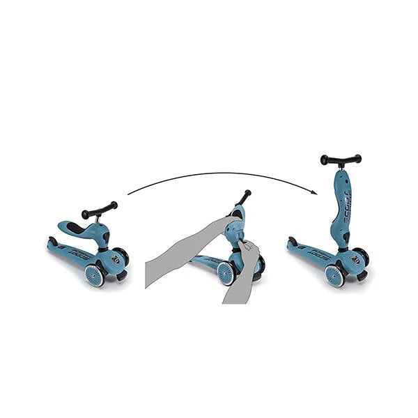 Scooter 2 en 1 Highwaykick 1 Steel - Scoot and Ride