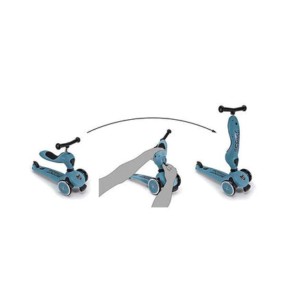 Scooter 2 en 1 Highwaykick 1 Steel - Scoot and Ride