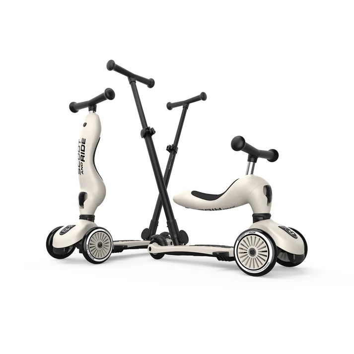 Scooter 2 en 1 Highwaykick 1 Push and Go Ash - Scoot and Ride