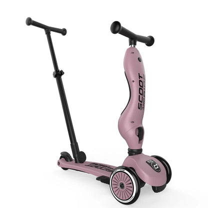 Scooter 2 en 1 Highwaykick 1 Push and Go Wildberry - Scoot and Ride