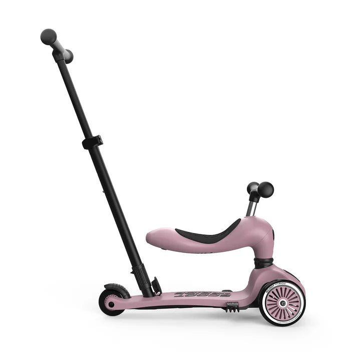 Scooter 2 en 1 Highwaykick 1 Push and Go Wildberry - Scoot and Ride