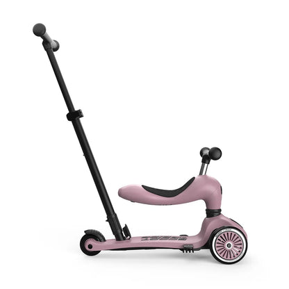 Scooter 2 en 1 Highwaykick 1 Push and Go Wildberry - Scoot and Ride