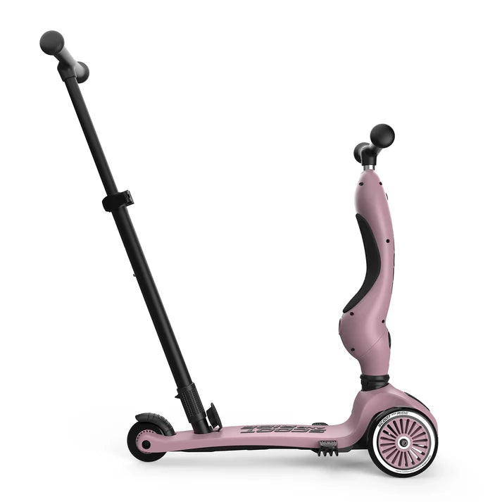 Scooter 2 en 1 Highwaykick 1 Push and Go Wildberry - Scoot and Ride