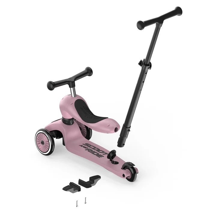 Scooter 2 en 1 Highwaykick 1 Push and Go Wildberry - Scoot and Ride