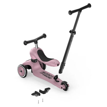 Scooter 2 en 1 Highwaykick 1 Push and Go Wildberry - Scoot and Ride