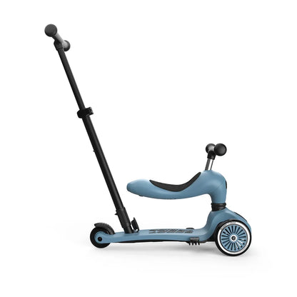 Scooter 2 en 1 Highwaykick 1 Push and Go Steel - Scoot and Ride