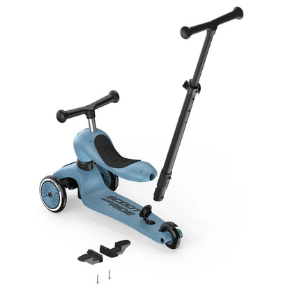 Scooter 2 en 1 Highwaykick 1 Push and Go Steel - Scoot and Ride