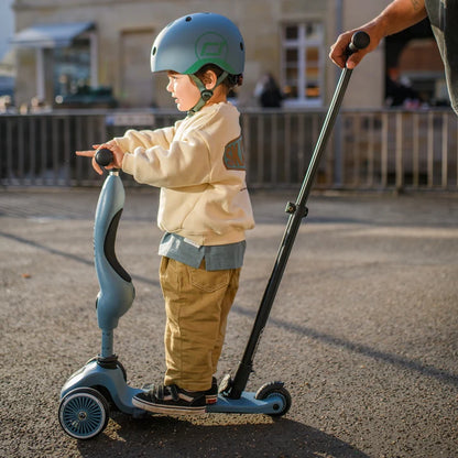 Scooter 2 en 1 Highwaykick 1 Push and Go Steel - Scoot and Ride
