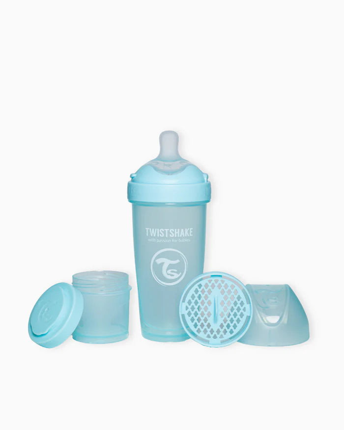 Mamadera Twistshake Double Pro 330ml Azul
