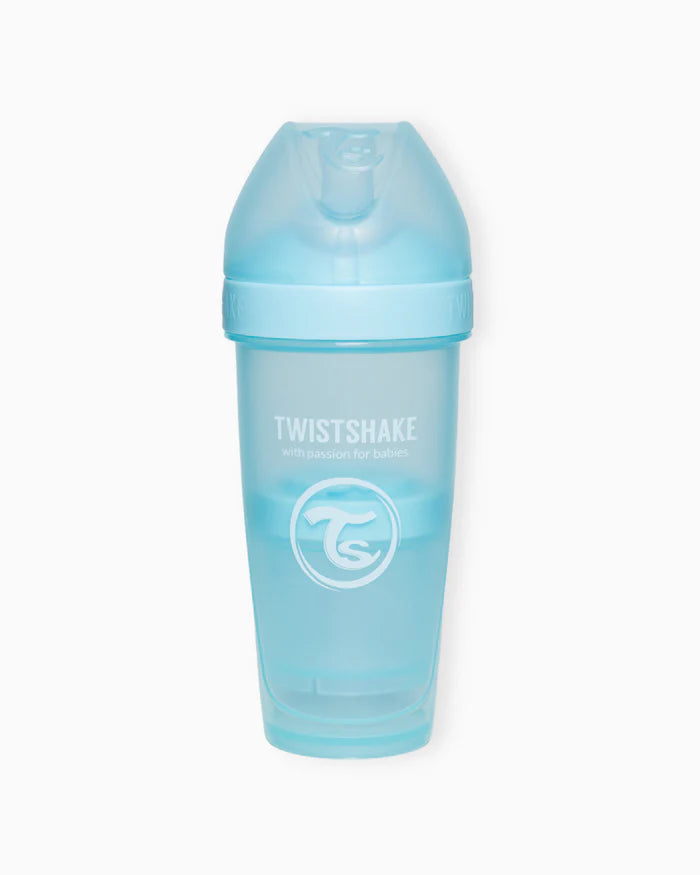 Mamadera Twistshake Double Pro 330ml Azul