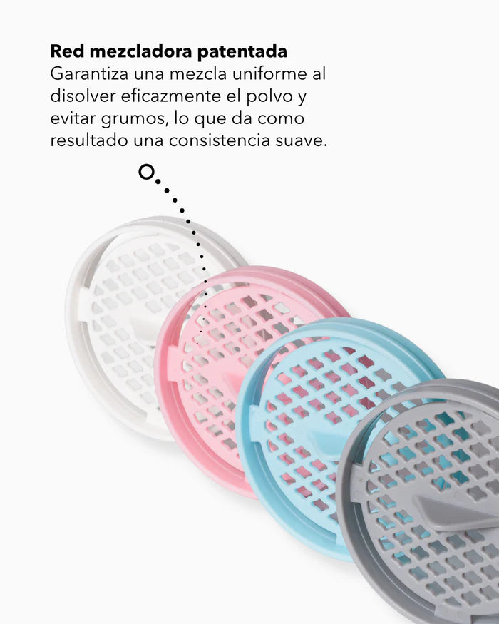 Mamadera Twistshake Double Pro 330ml Blanco