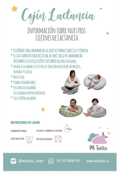 Cojín lactancia estampado - Mouse
