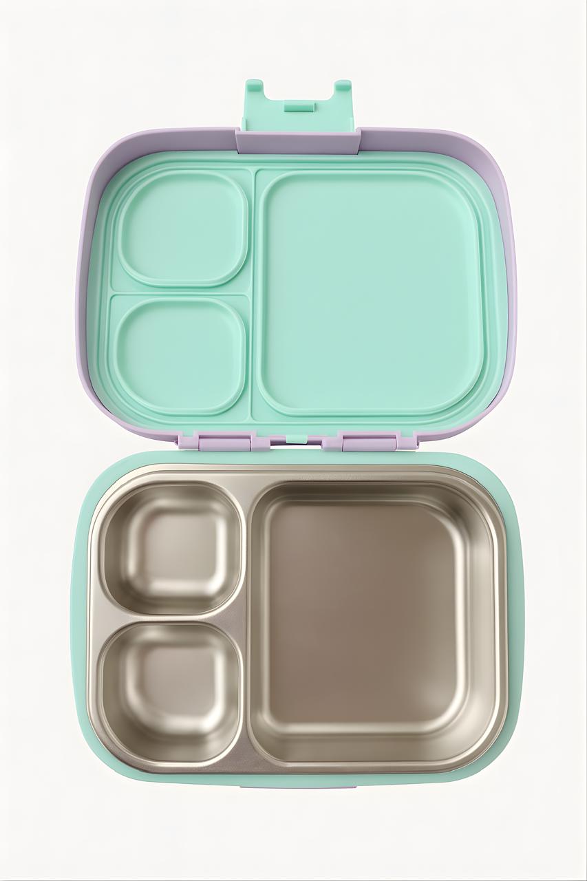 Lonchera Bento Acero Inoxidable Morado