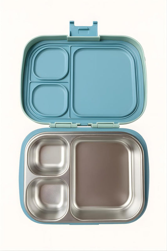 Lonchera Bento Acero Inoxidable Verde