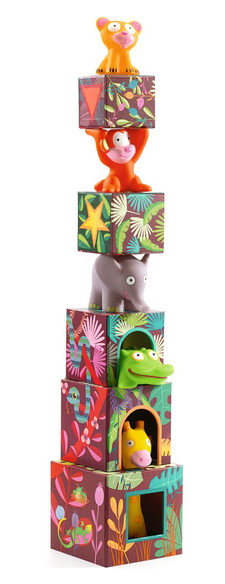 Cubos Maxi Topanijungle - Djeco