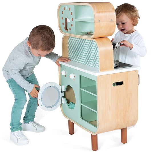 Cocina y lavadora de madera Cooker Reverso