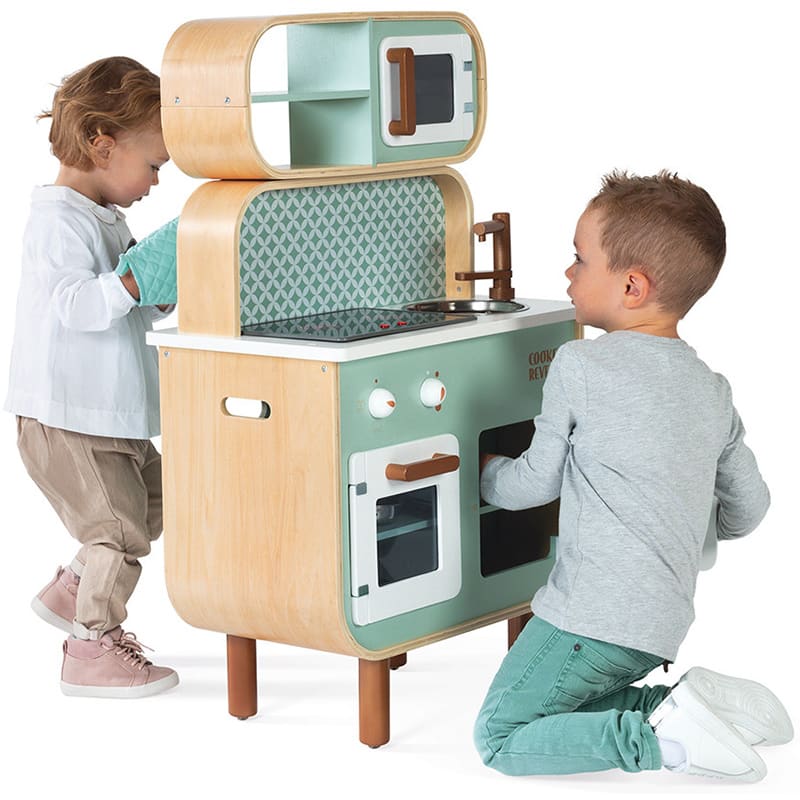 Cocina y lavadora de madera Cooker Reverso