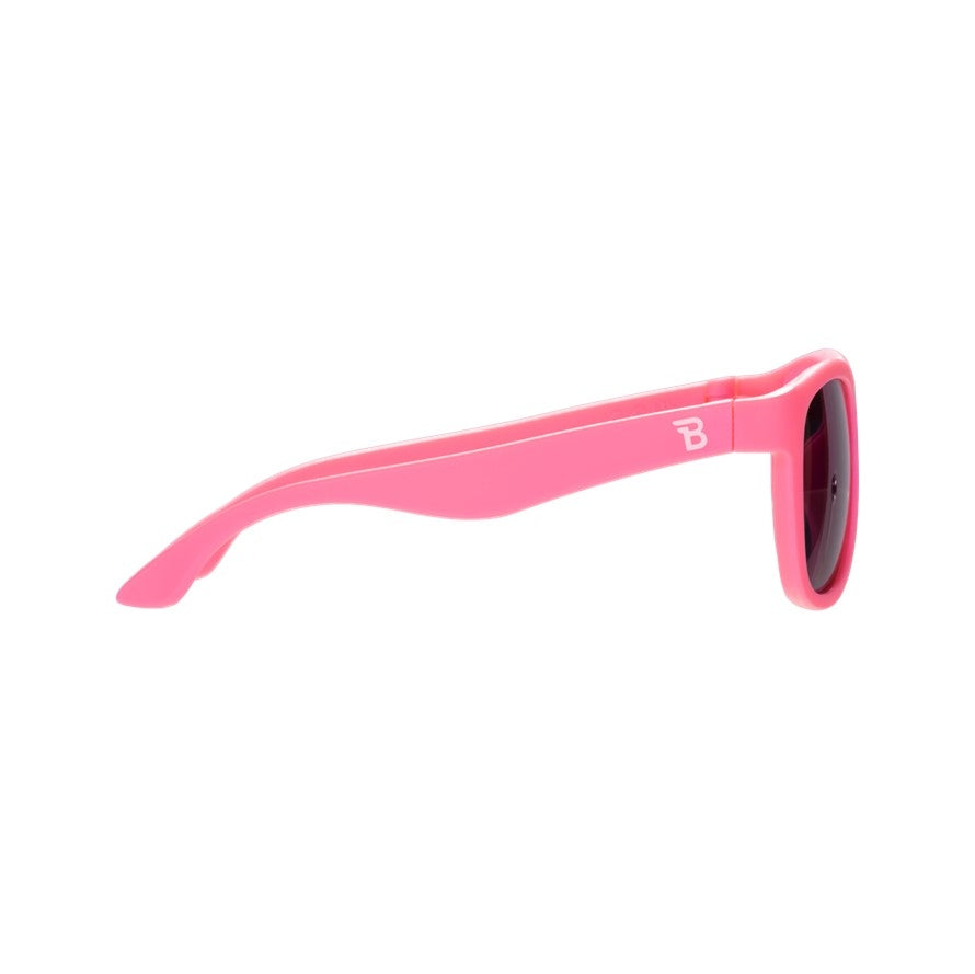 Babiators Original Navigator: Think Pink | Smoke Lenses | 0-2 años